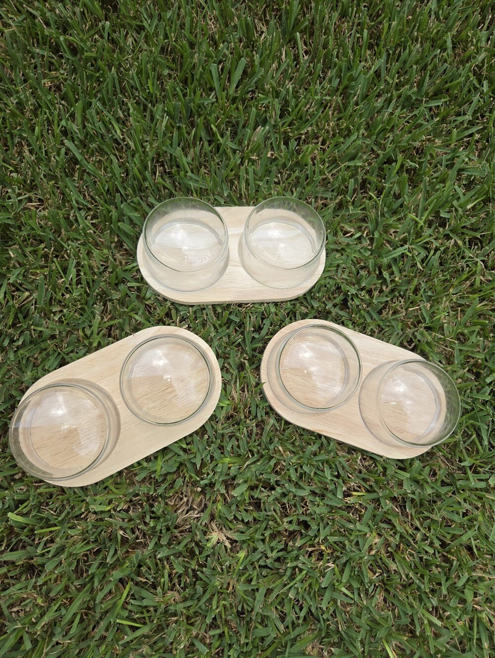 Set Of 3 Target Cloche Trays Food Safe